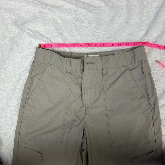 Agolde Tan Cropped Ankle wide leg pants - Picture 8 of 16